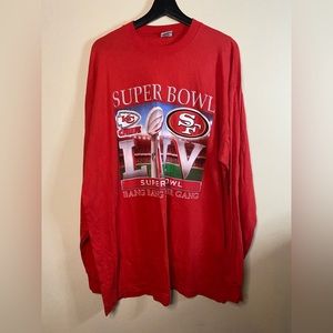 Super Bowl LIV Long Sleeve Graphic Tee Size 2XL women men kids